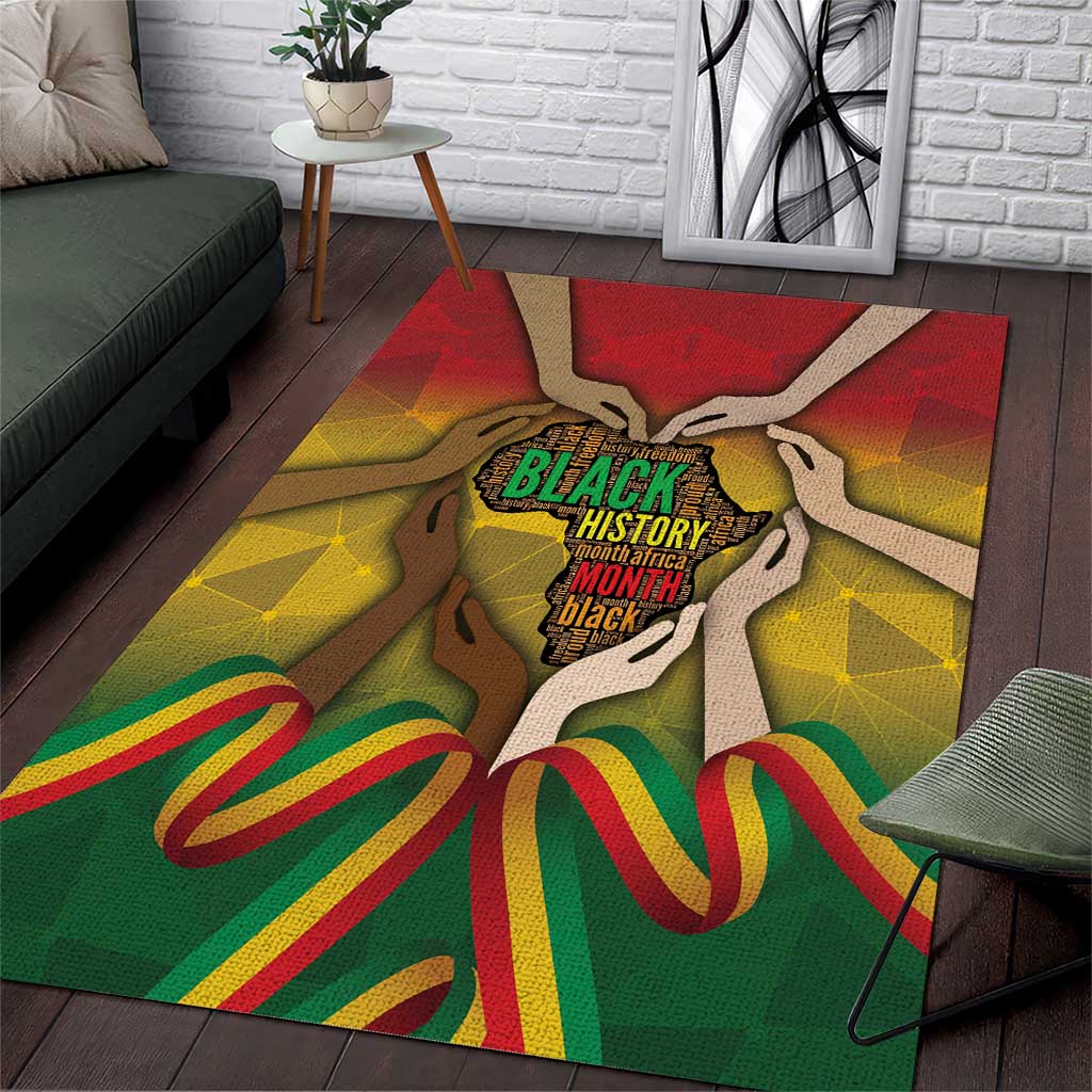 Black History Month Area Rug I Am Black DT04