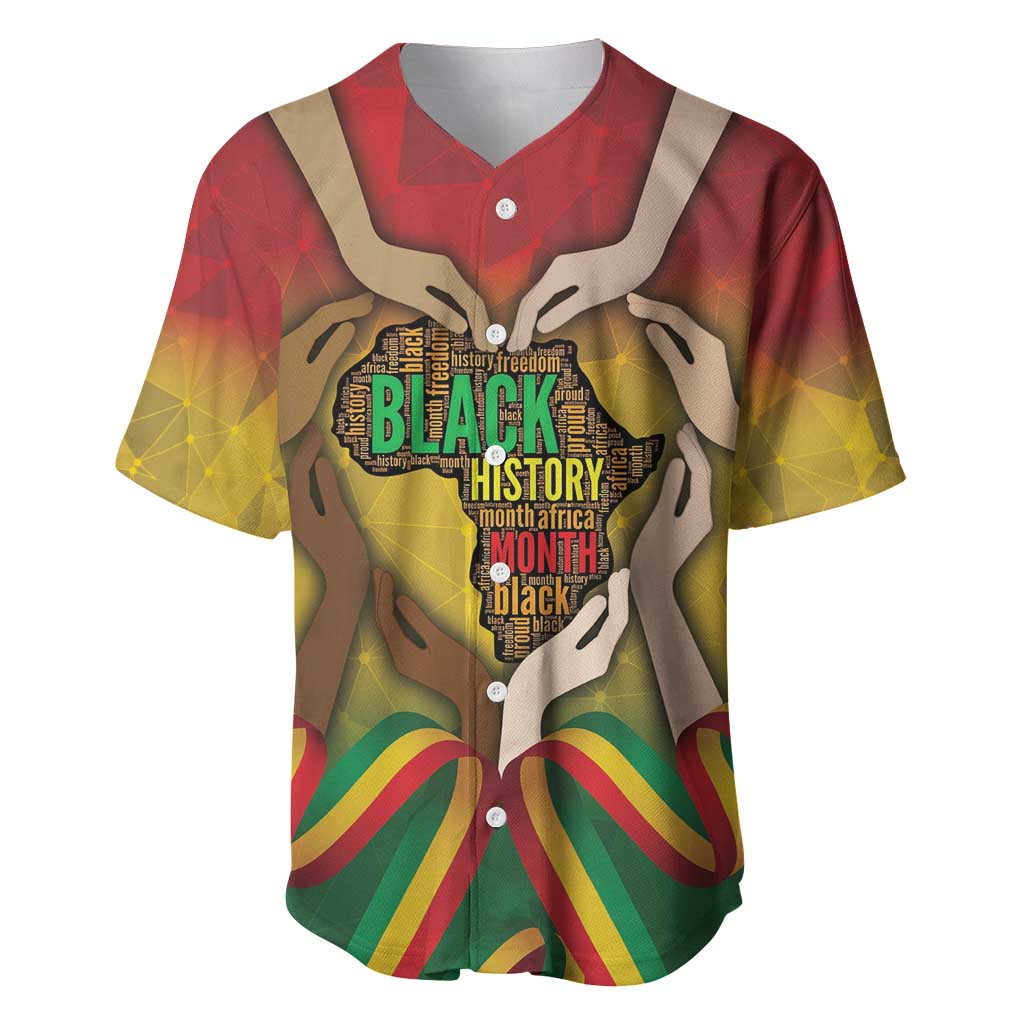 Black History Month Baseball Jersey I Am Black DT04