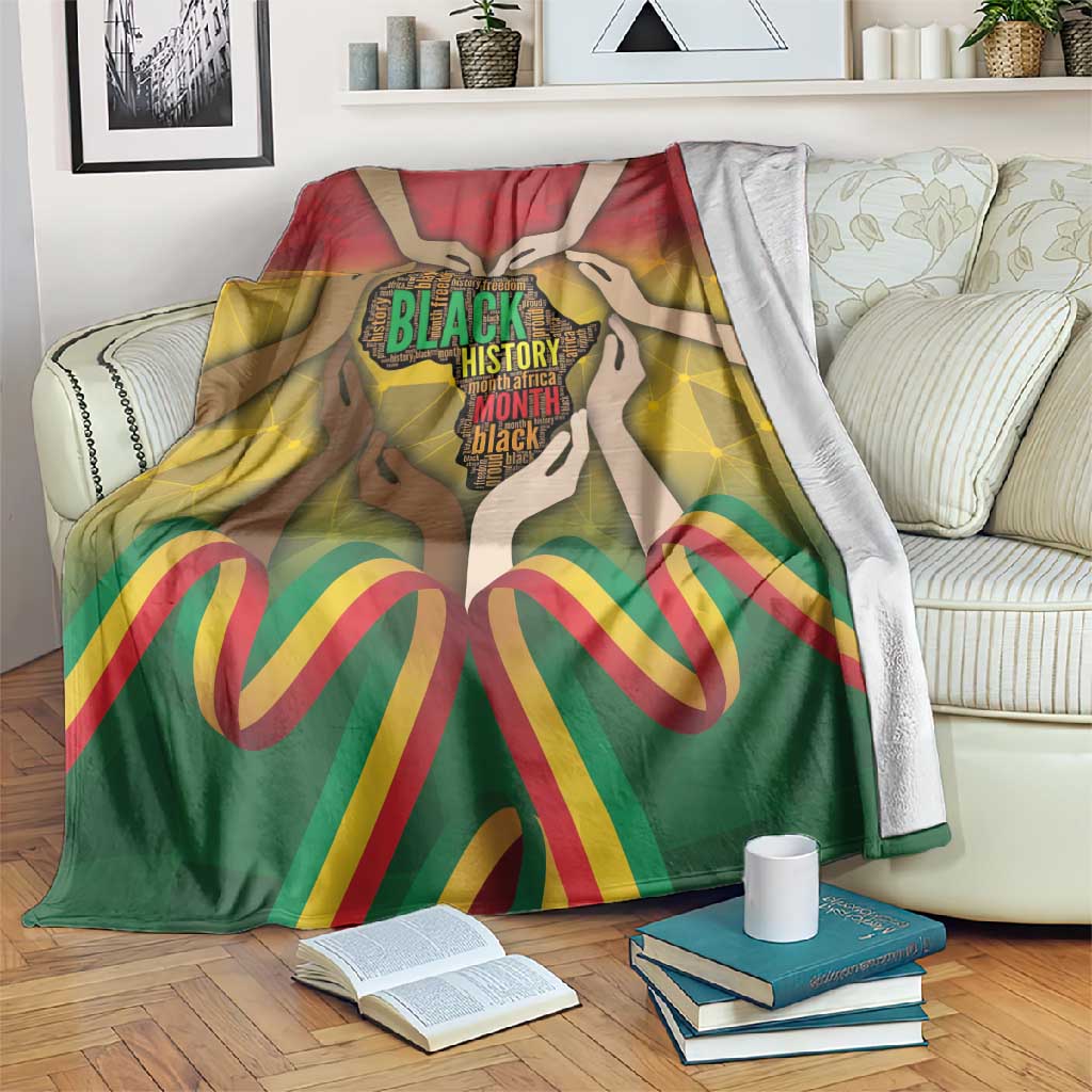 Black History Month Blanket I Am Black DT04