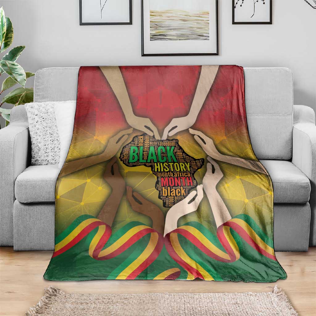 Black History Month Blanket I Am Black DT04