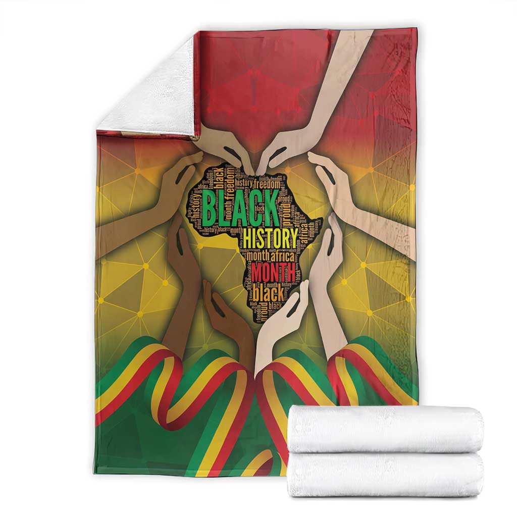 Black History Month Blanket I Am Black DT04