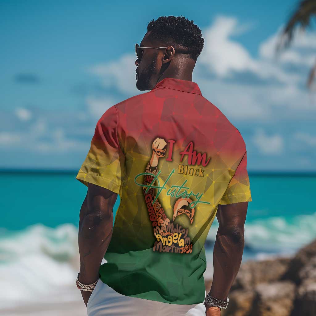 Black History Month Hawaiian Shirt I Am Black DT04