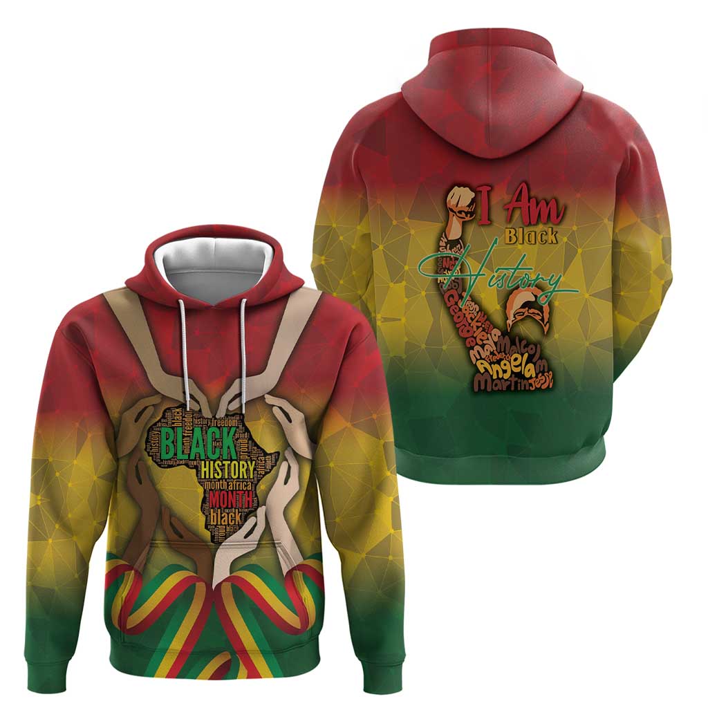 Black History Month Hoodie Africa I Am Black DT04