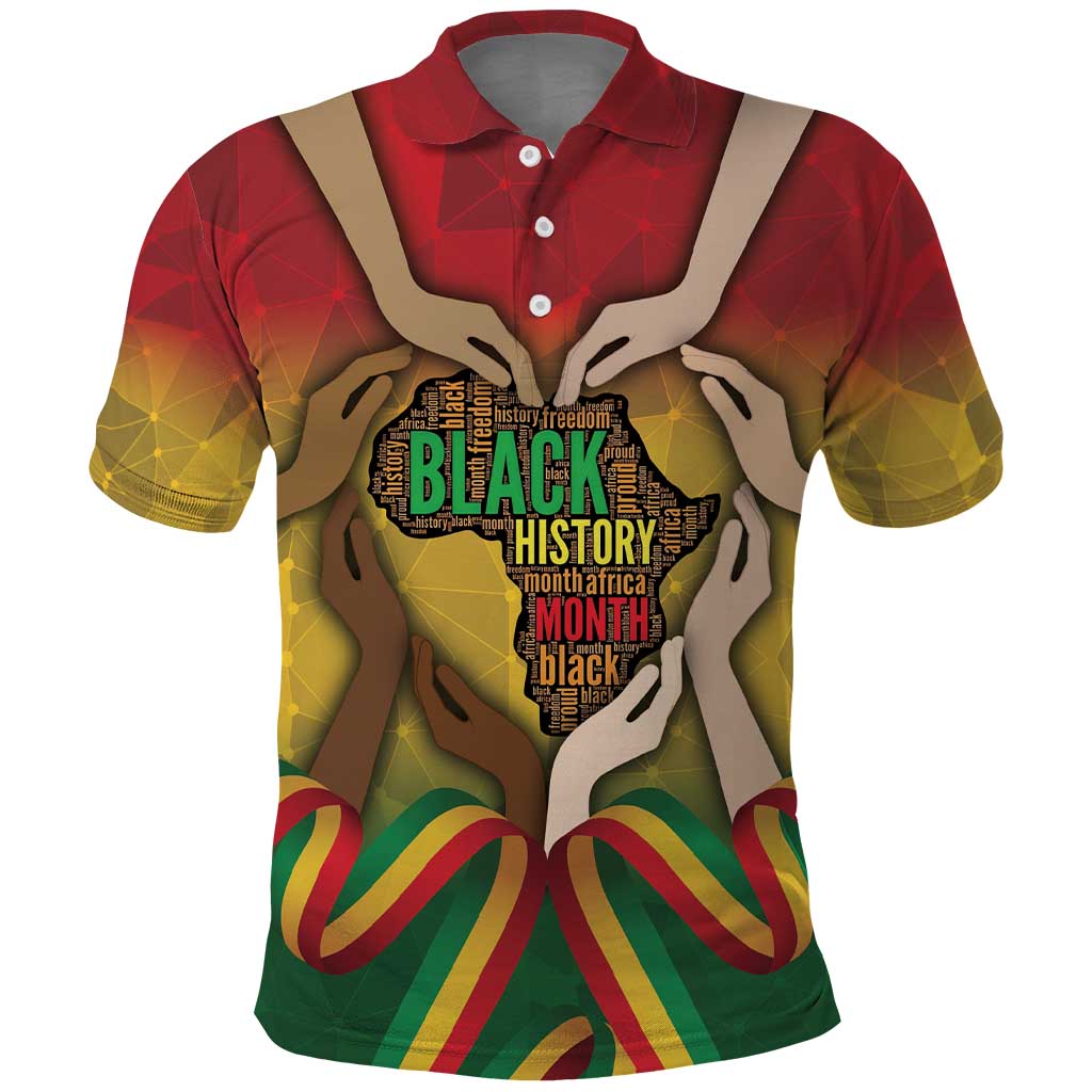 Black History Month Polo Shirt Africa I Am Black DT04