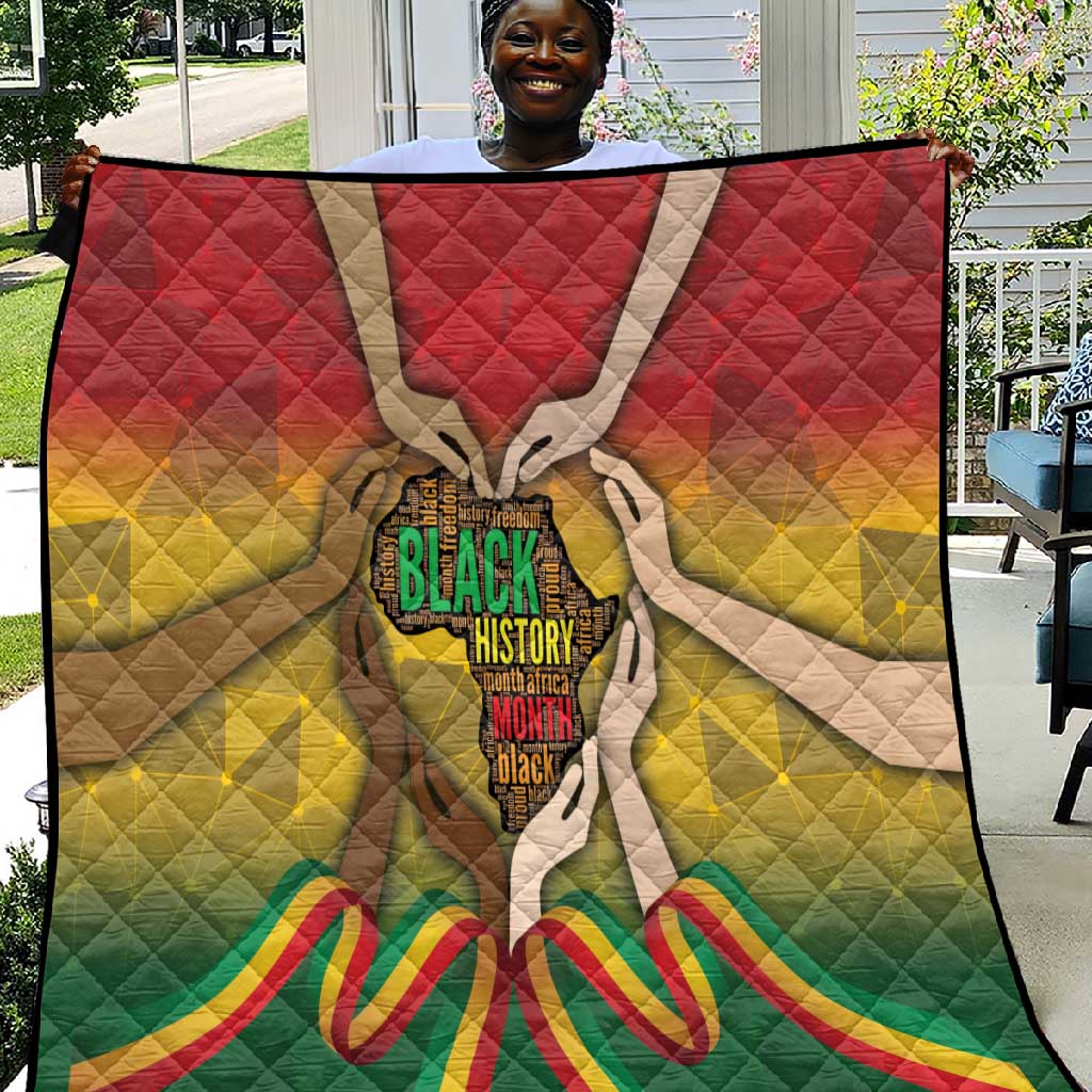 Black History Month Quilt I Am Black DT04