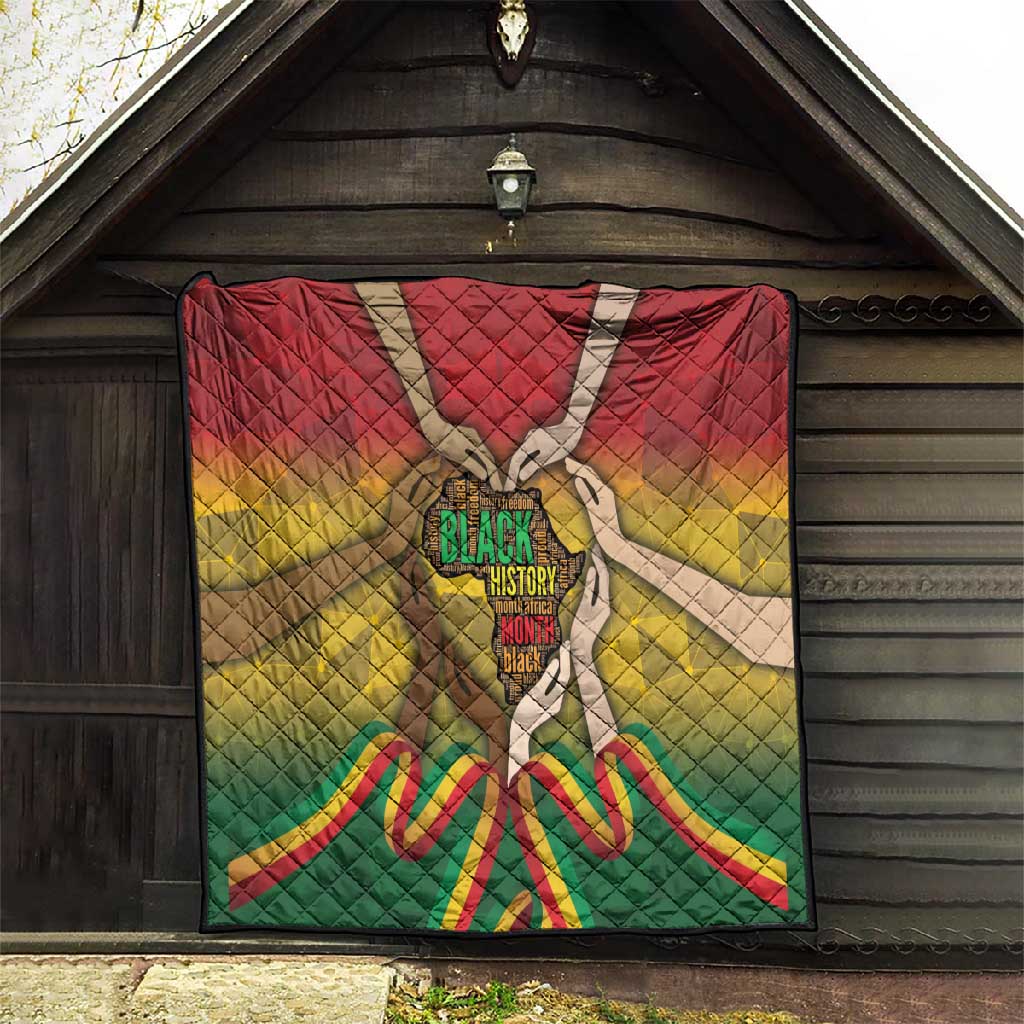 Black History Month Quilt I Am Black DT04