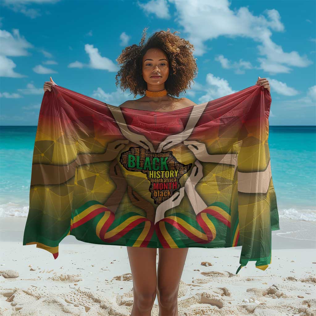 Black History Month Sarong I Am Black DT04