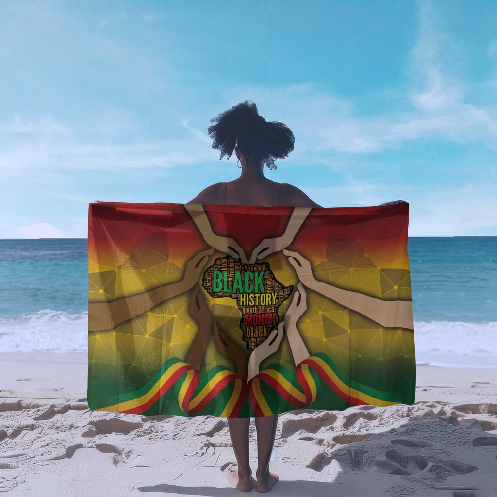 Black History Month Sarong I Am Black DT04