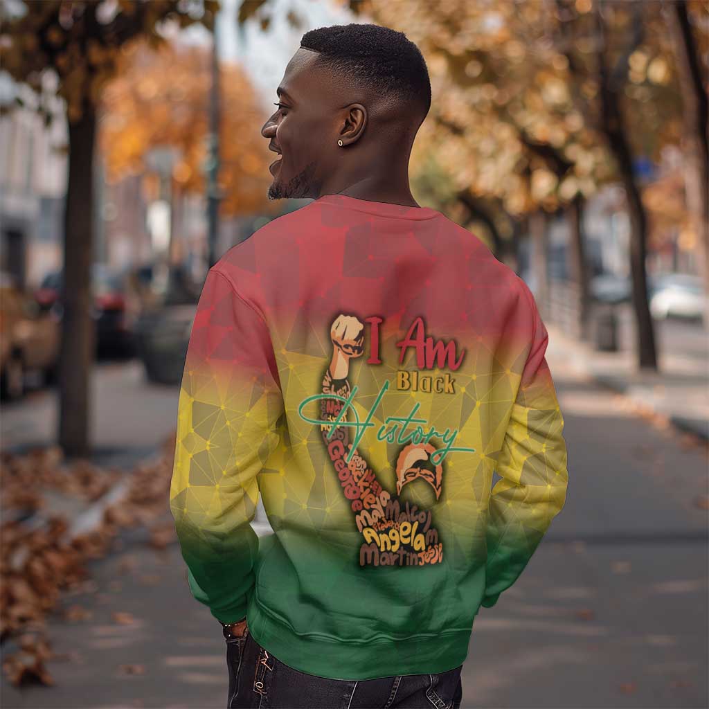 Black History Month Sweatshirt I Am Black DT04