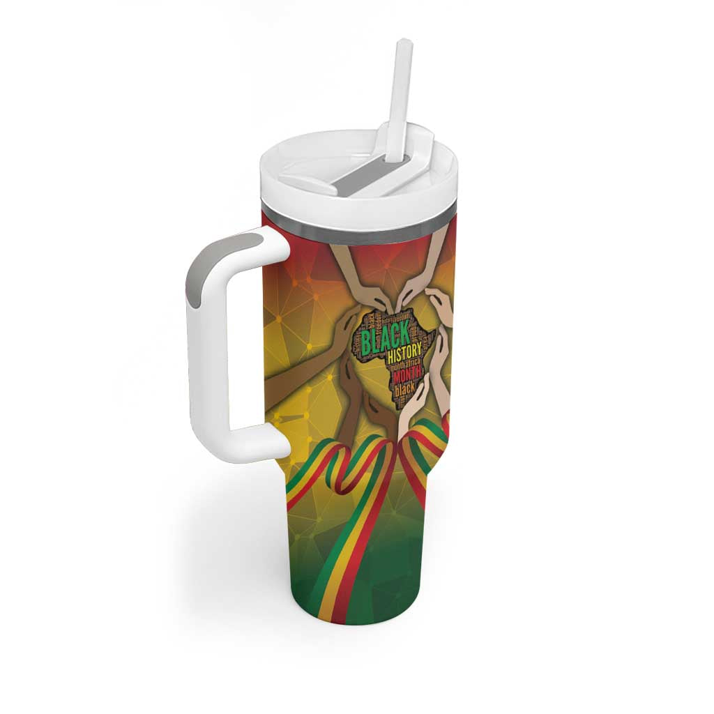 Black History Month Tumbler With Handle I Am Black DT04