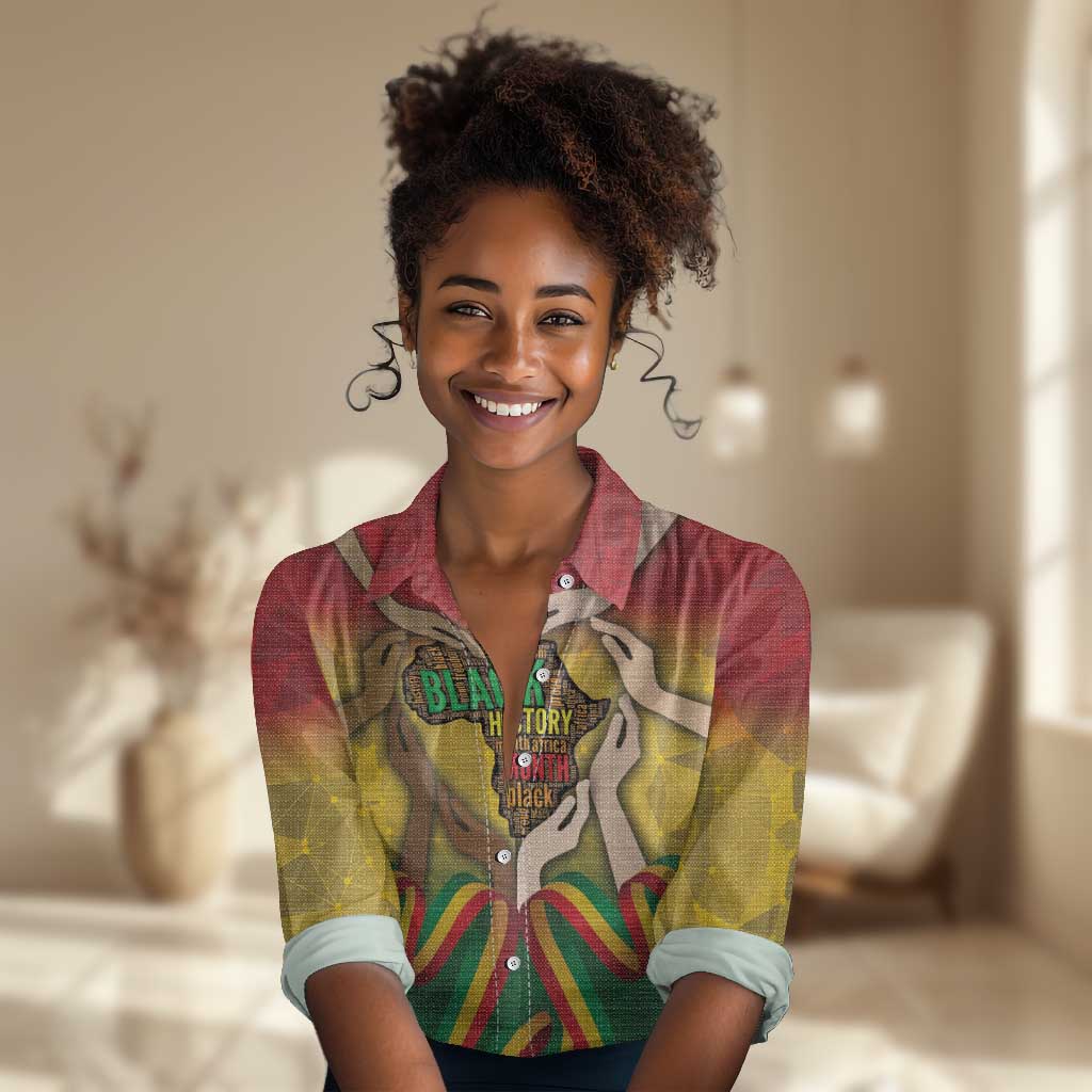 Black History Month Women Casual Shirt I Am Black DT04