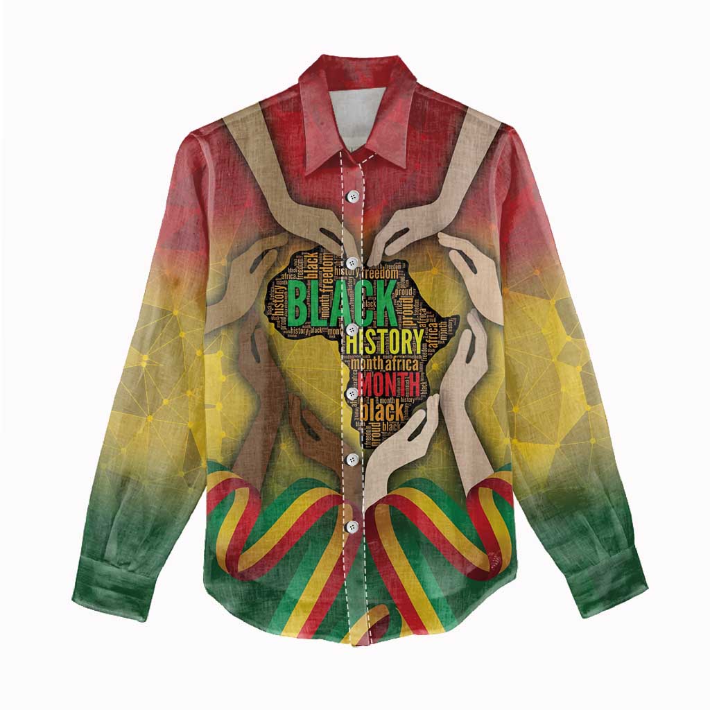 Black History Month Women Casual Shirt I Am Black DT04