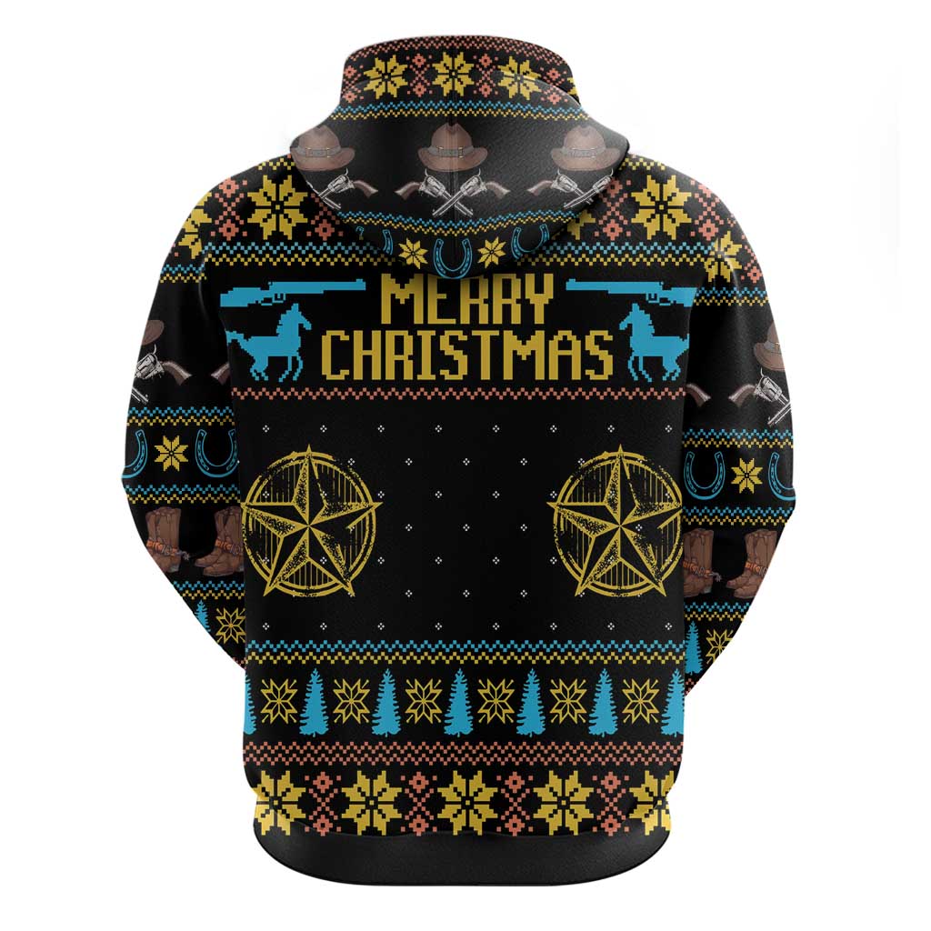 Cowboy Merry Christmas Hoodie DT04