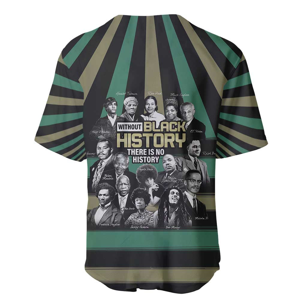 Black History Month Baseball Jersey Civil Rights Leaders DT04