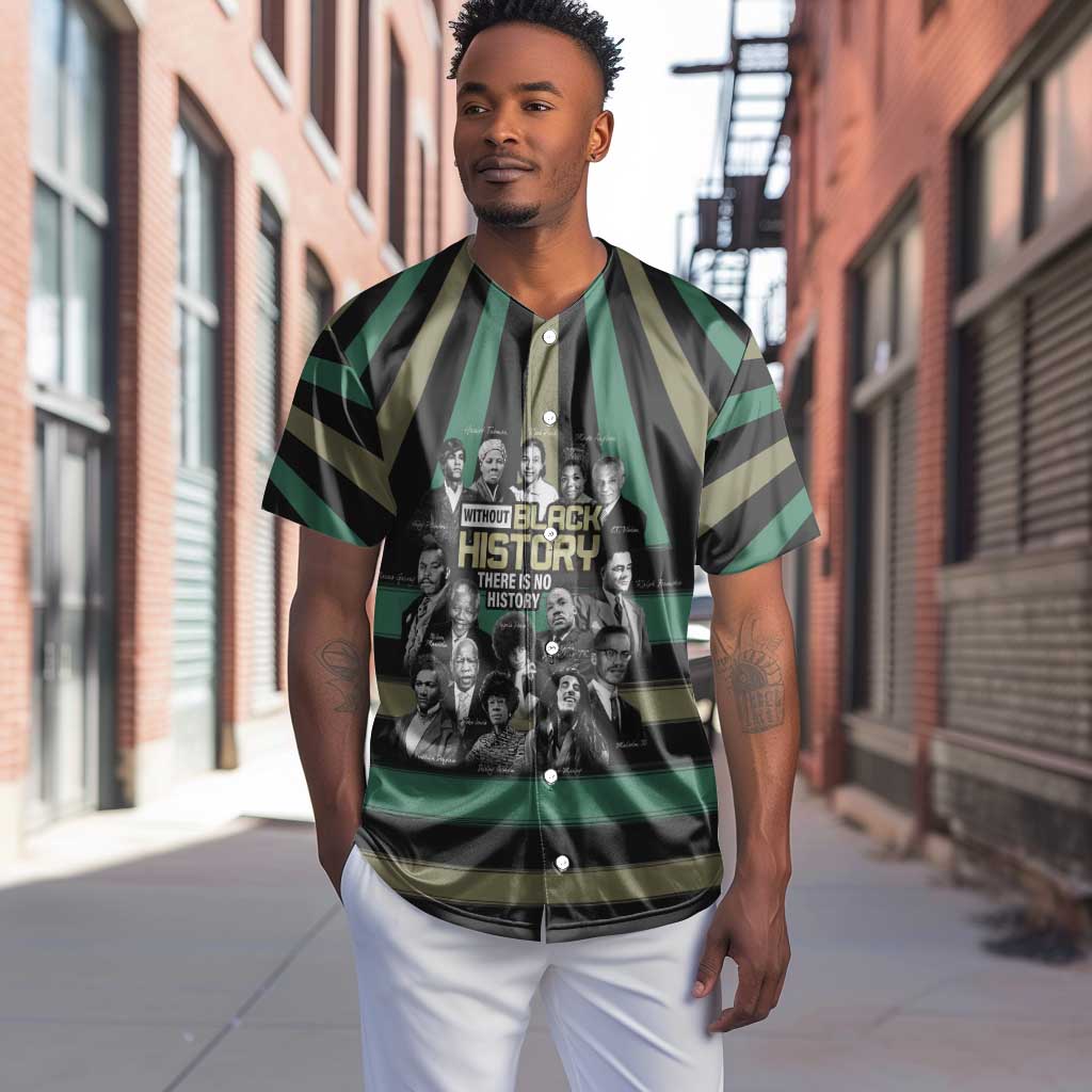 Black History Month Baseball Jersey Civil Rights Leaders DT04