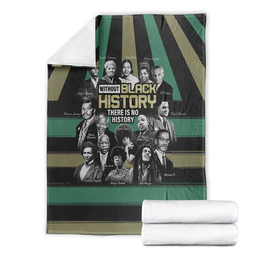 Black History Month Blanket Civil Rights Leaders DT04