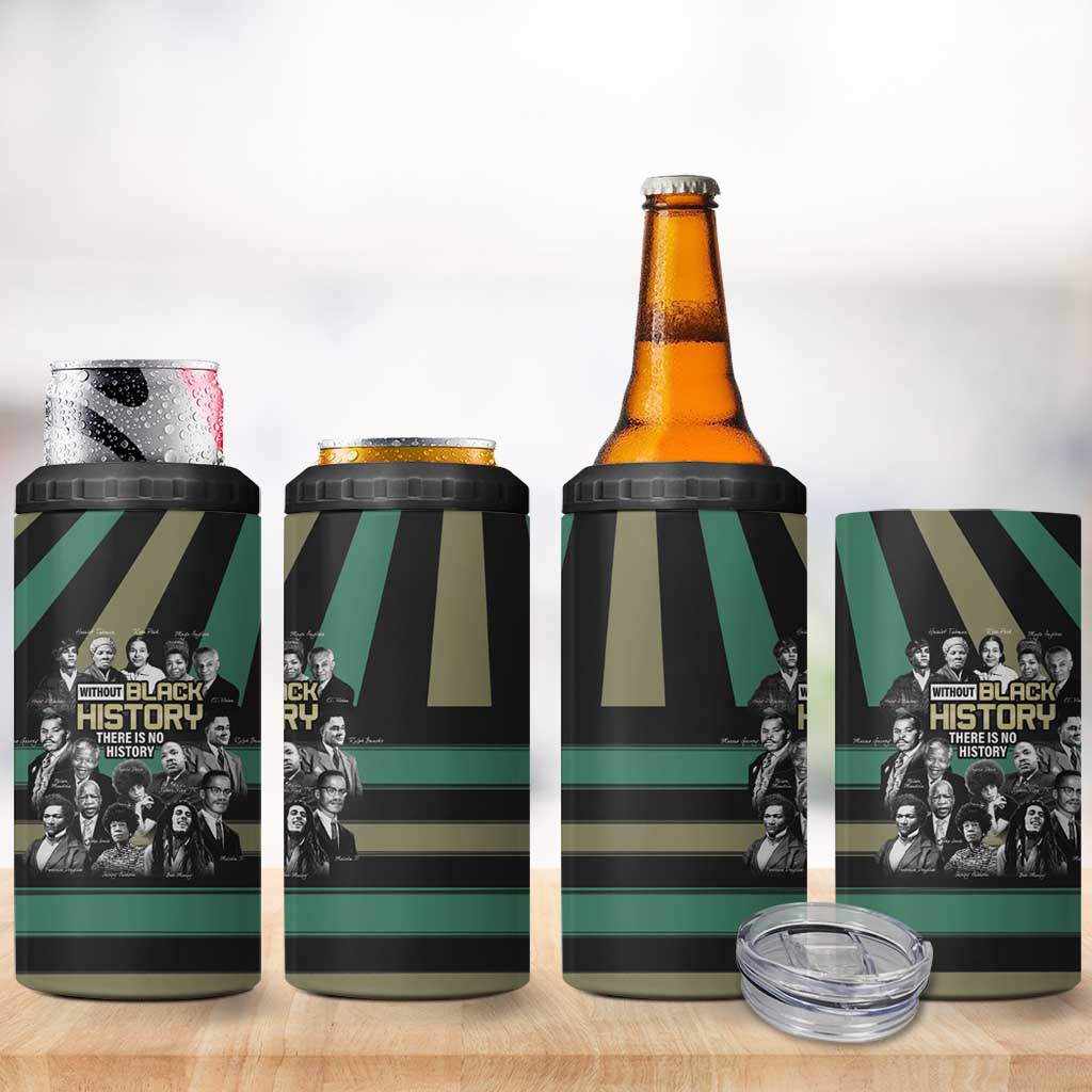 Black History Month 4 in 1 Can Cooler Tumbler Civil Rights Leaders DT04