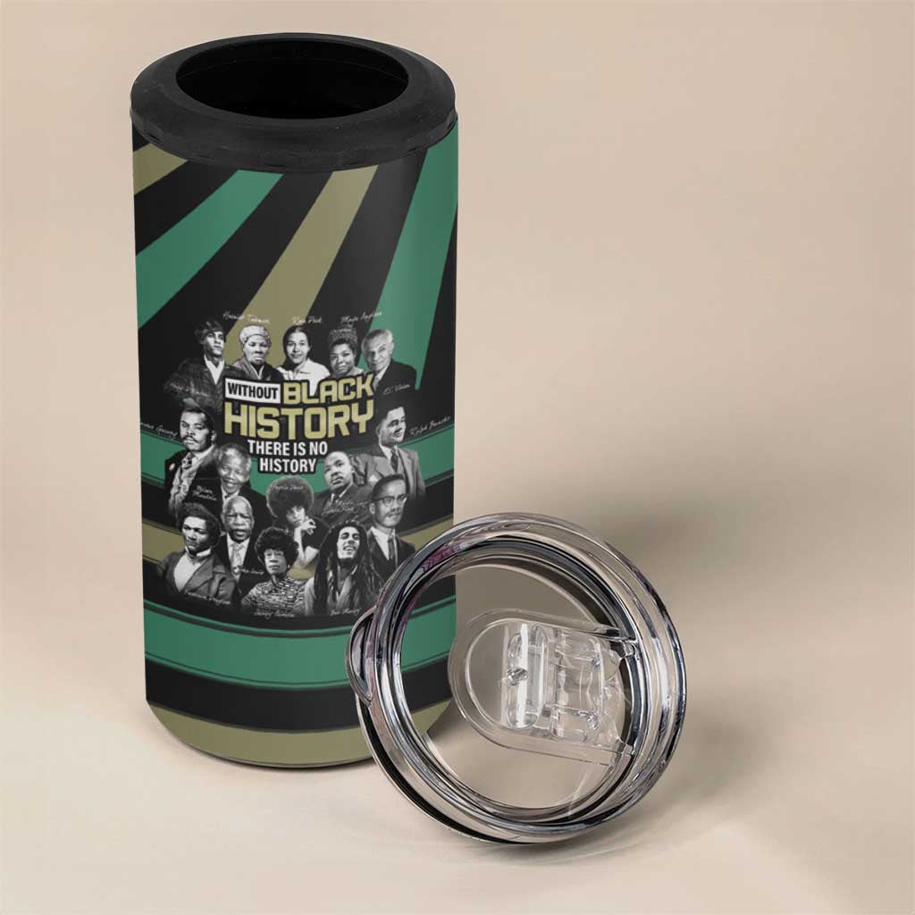 Black History Month 4 in 1 Can Cooler Tumbler Civil Rights Leaders DT04