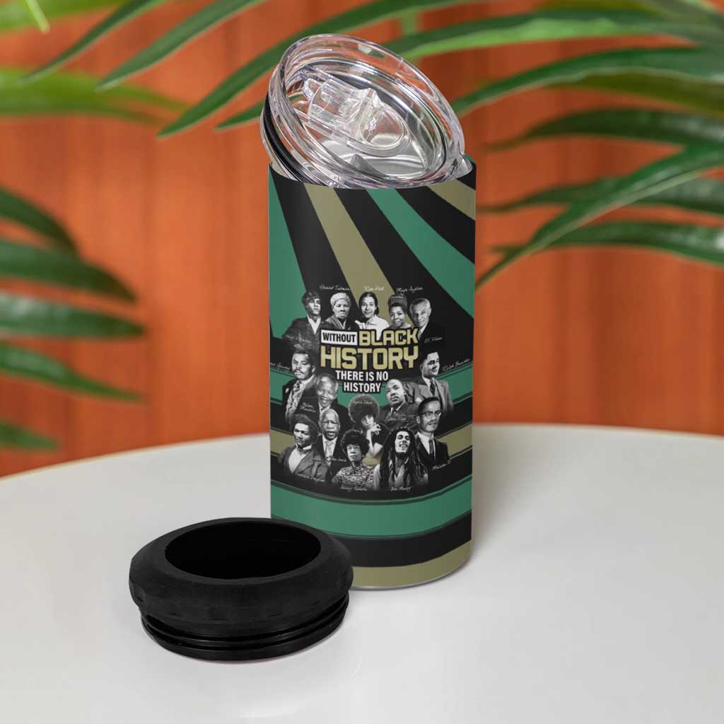 Black History Month 4 in 1 Can Cooler Tumbler Civil Rights Leaders DT04