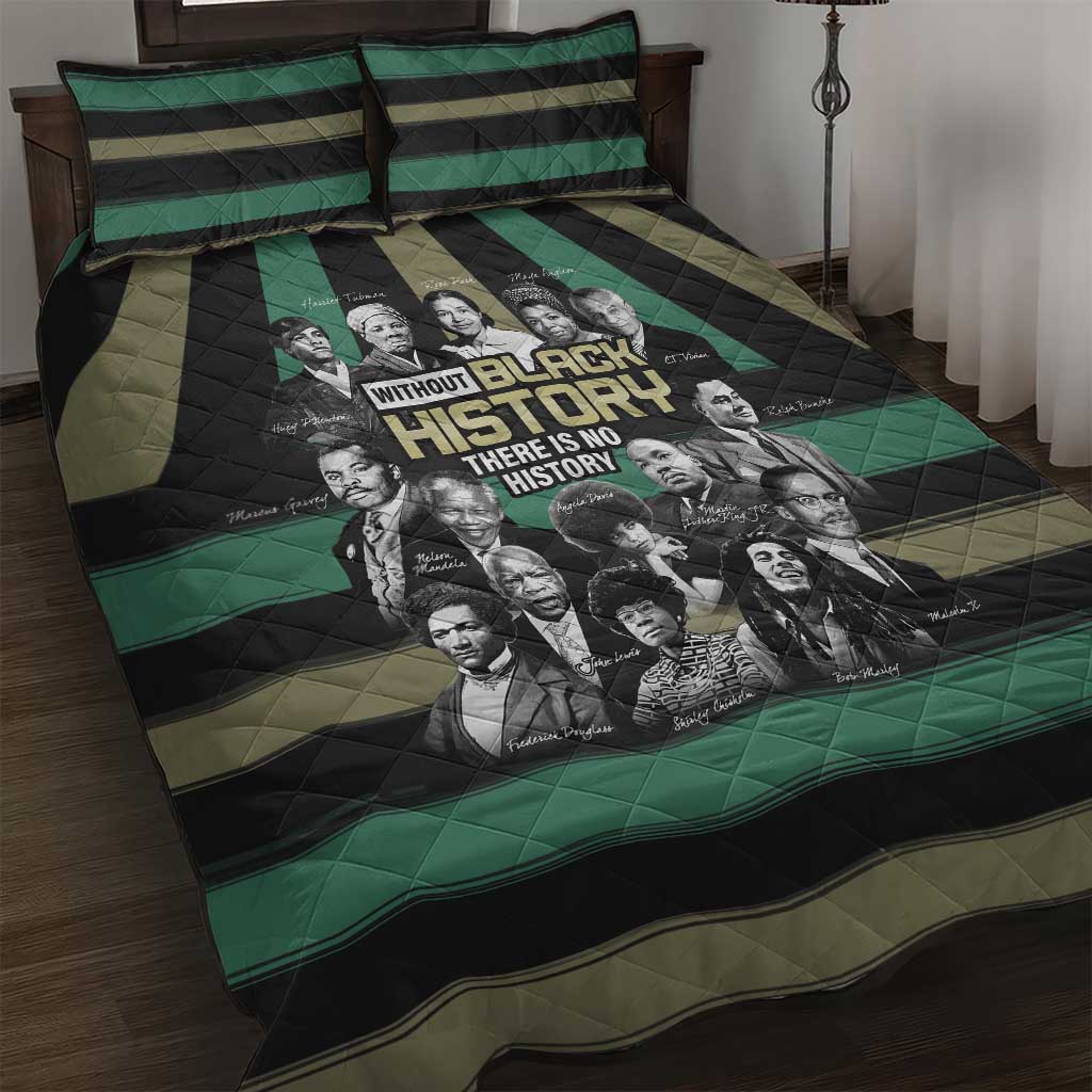 Black History Month Quilt Bed Set Civil Rights Leaders DT04