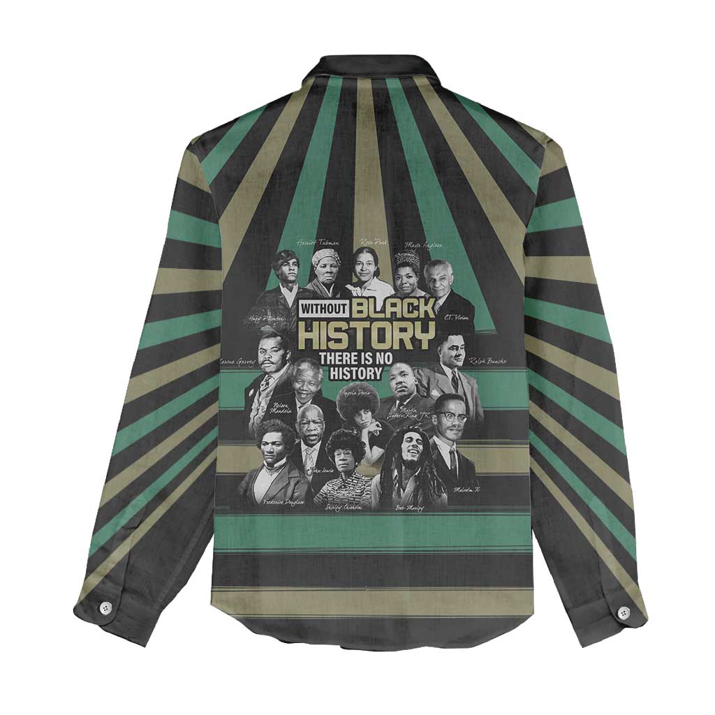 Black History Month Women Casual Shirt Civil Rights Leaders DT04