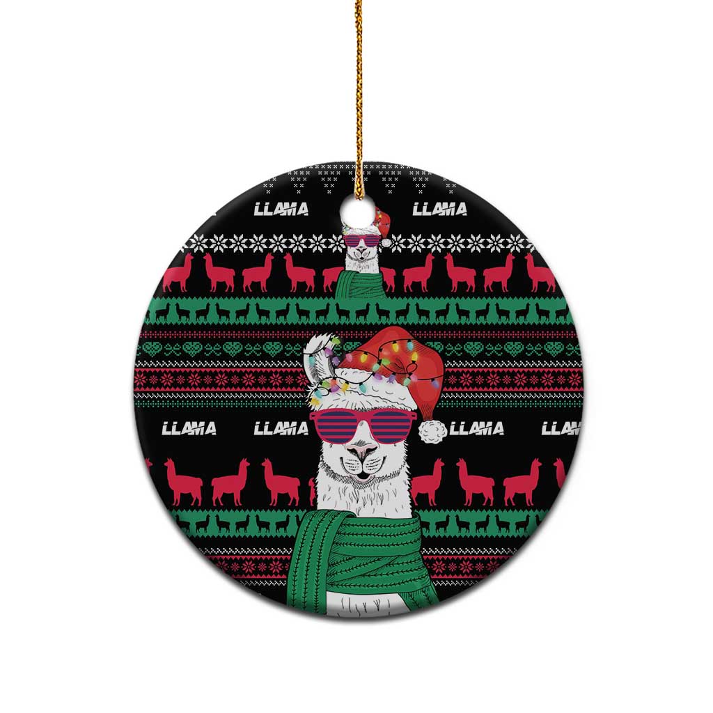 Llama Funny Ceramic Ornament Llama Christmas DT04
