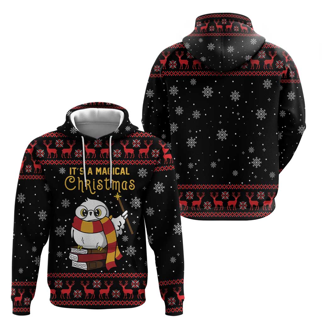 Magical Christmas Hoodie Owl Book Xmas DT04