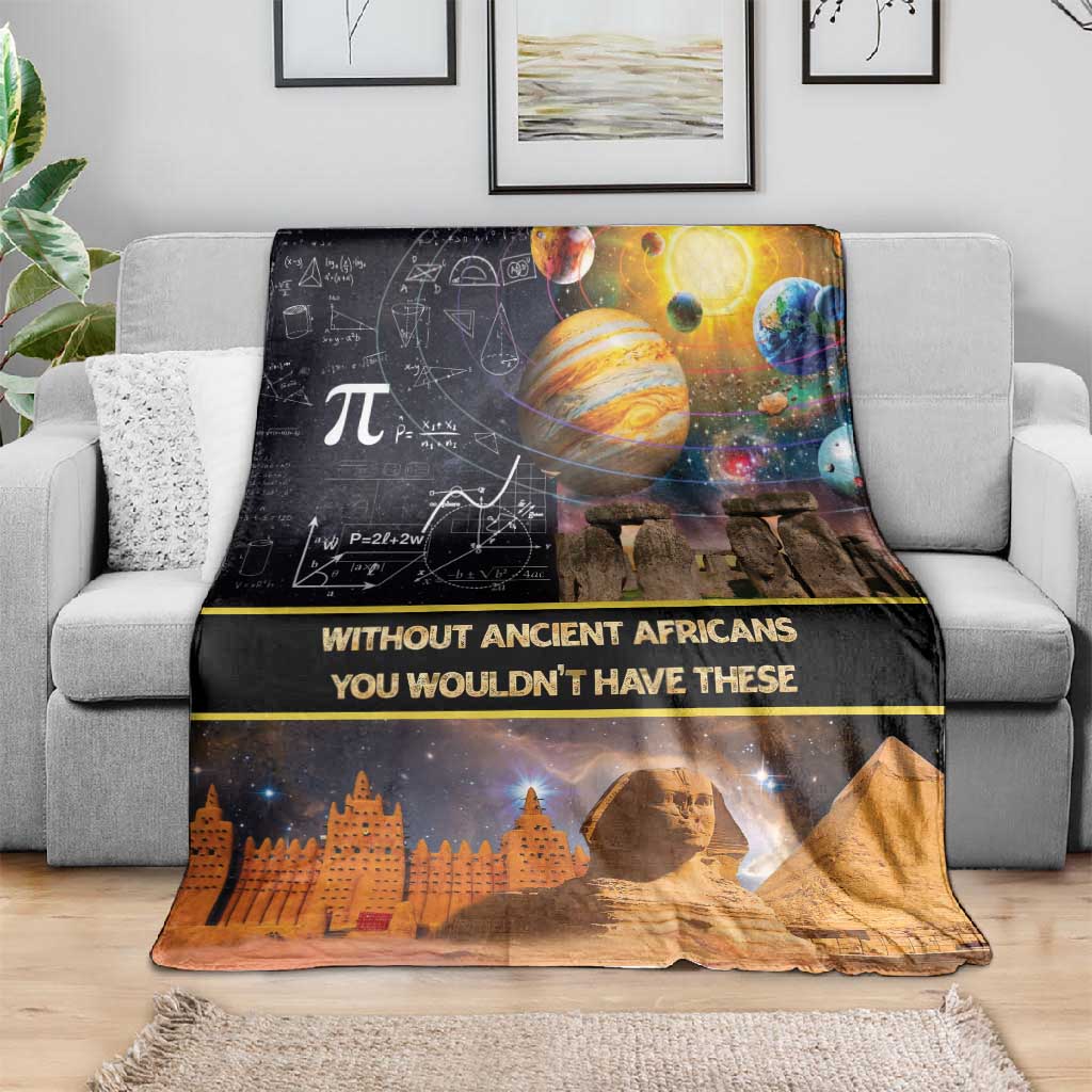 Afro Egyptian Pyramids Blanket Ancient African Achievements Galaxy DT04