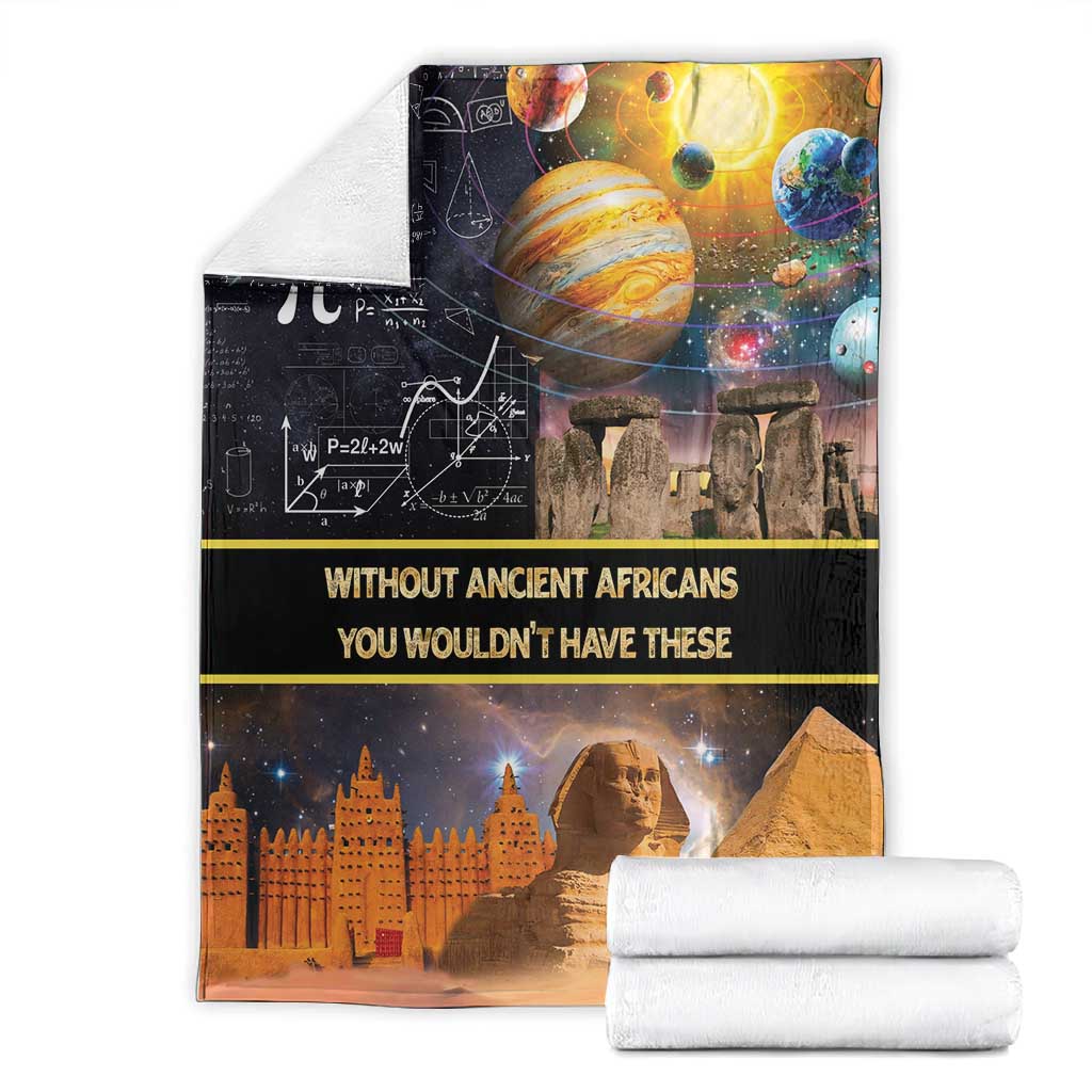 Afro Egyptian Pyramids Blanket Ancient African Achievements Galaxy DT04