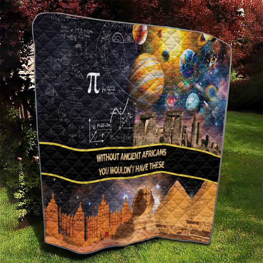 Afro Egyptian Pyramids Quilt Ancient African Achievements Galaxy DT04