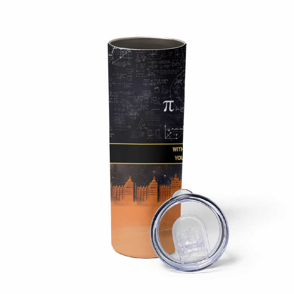 Afro Egyptian Pyramids Skinny Tumbler Ancient African Achievements Galaxy DT04