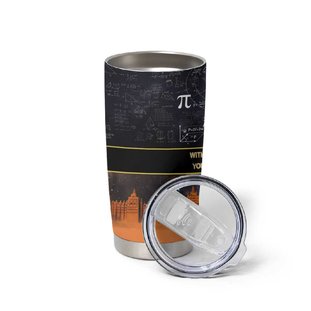 Afro Egyptian Pyramids Tumbler Cup Ancient African Achievements Galaxy DT04
