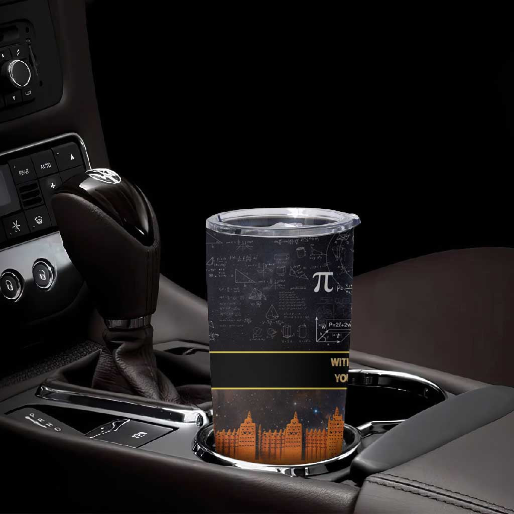 Afro Egyptian Pyramids Tumbler Cup Ancient African Achievements Galaxy DT04
