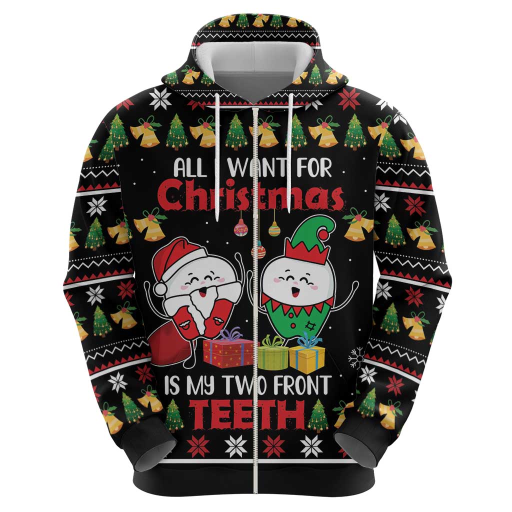 All I Want For Christmas Is My Two Front Teeth Hoodie DT04