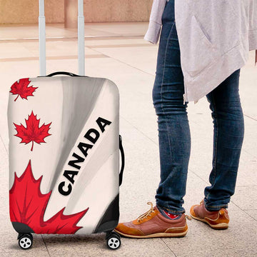 Canada Maple Leaf Luggage Cover Unique Style DT04