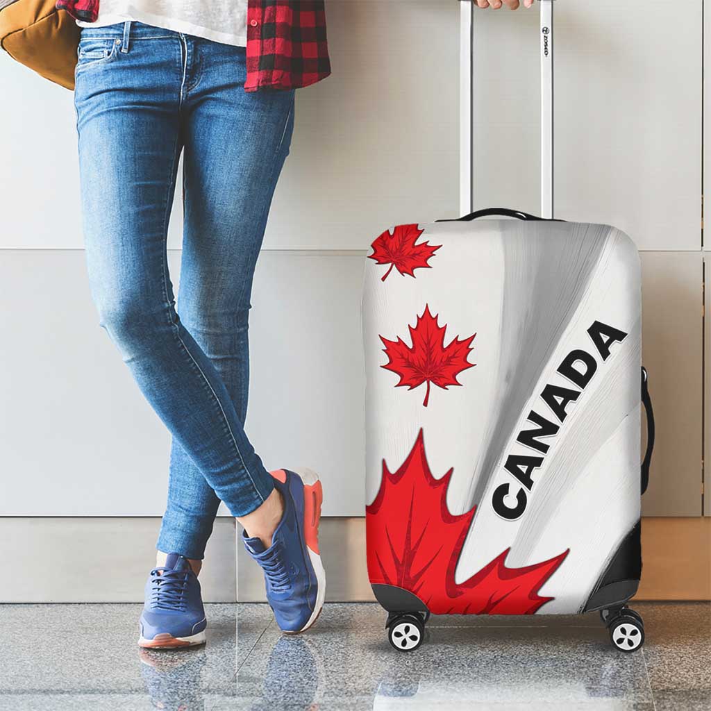Canada Maple Leaf Luggage Cover Unique Style DT04