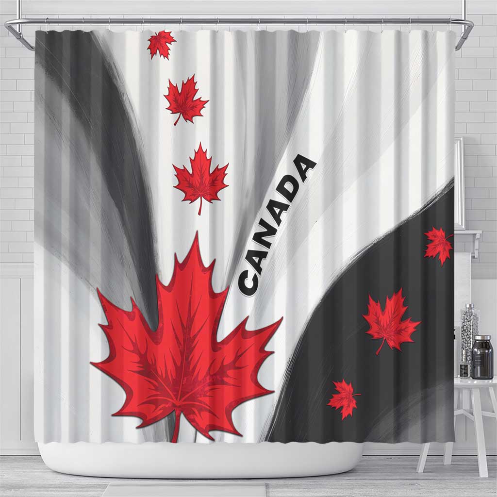 Canada Maple Leaf Shower Curtain Unique Style DT04