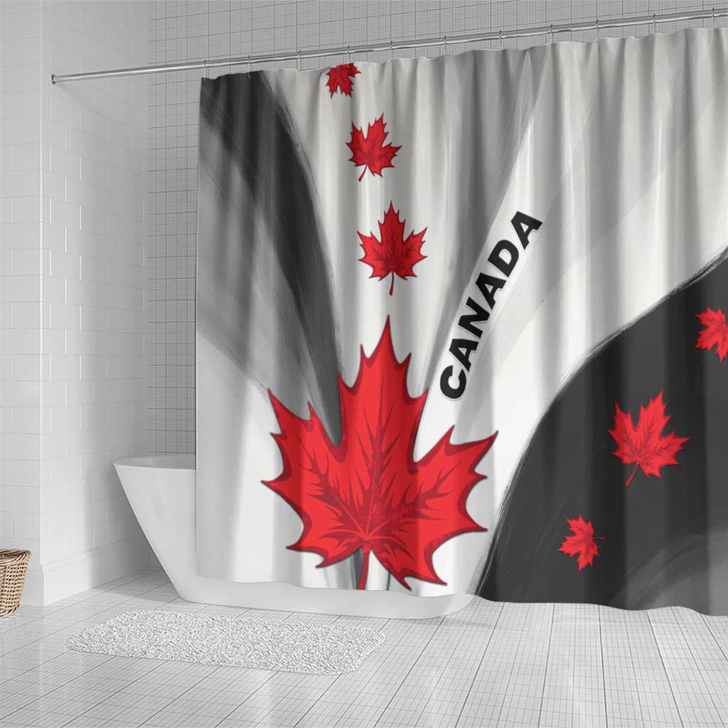 Canada Maple Leaf Shower Curtain Unique Style DT04