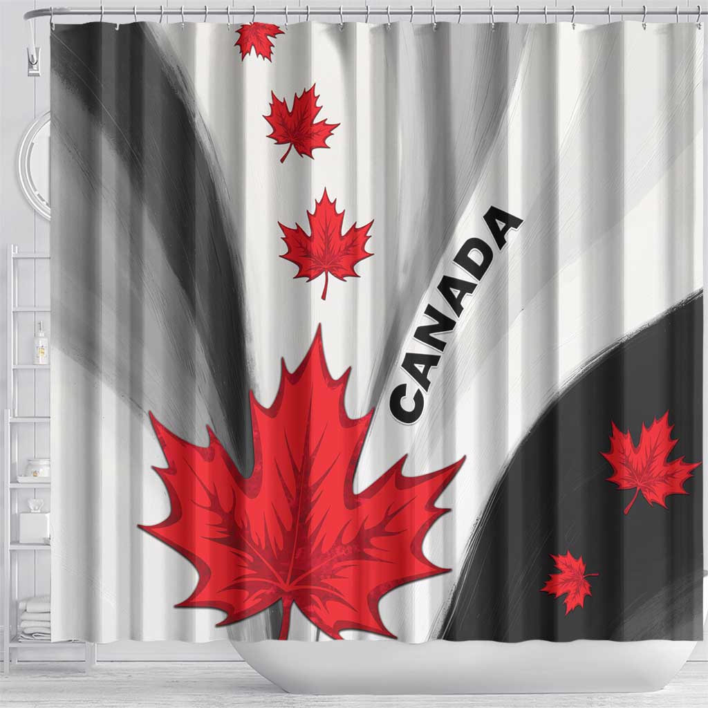 Canada Maple Leaf Shower Curtain Unique Style DT04