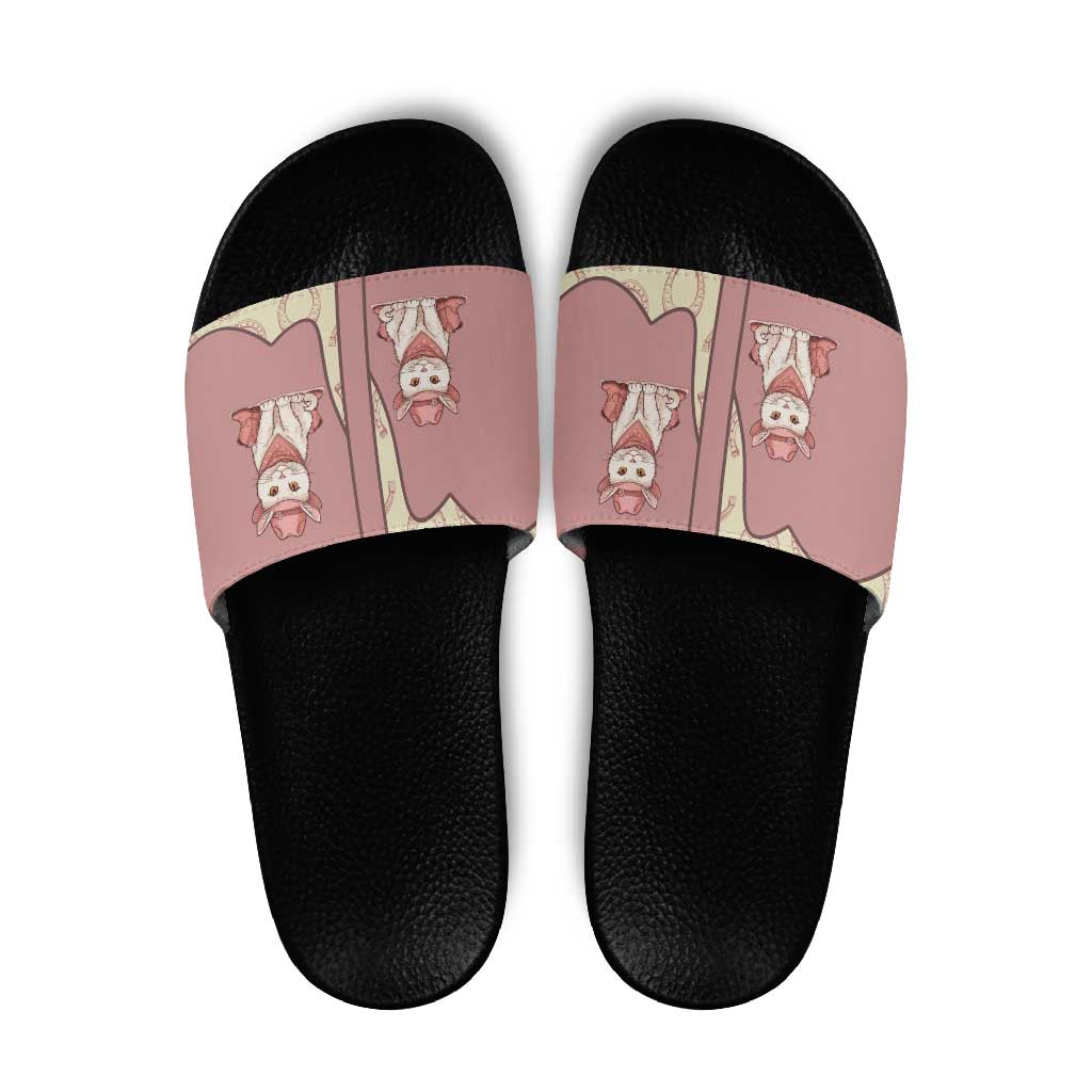 Cowcat Slide Sandals Cowboy Cat Meowdy Retro Western Yoke Pink DT05