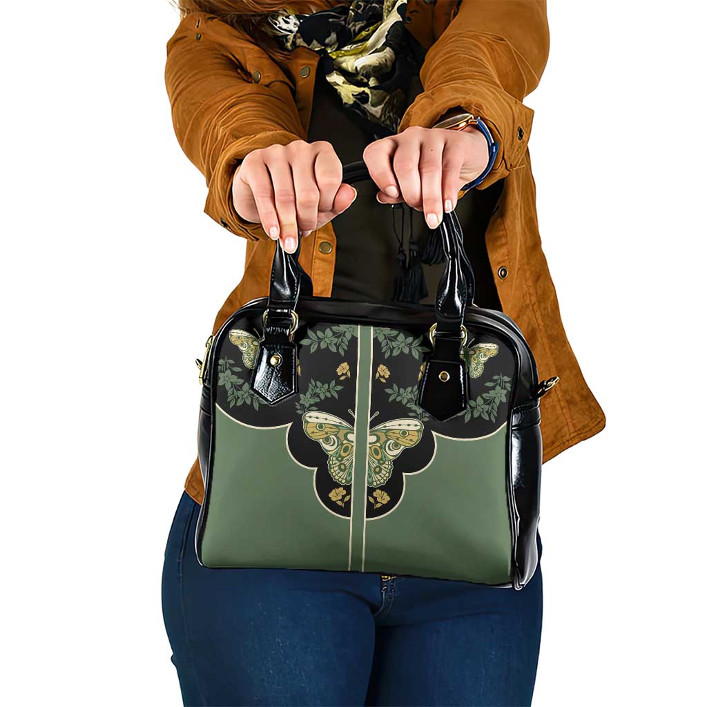 Retro Butterfly Shoulder Handbag Western Yoke Style DT05