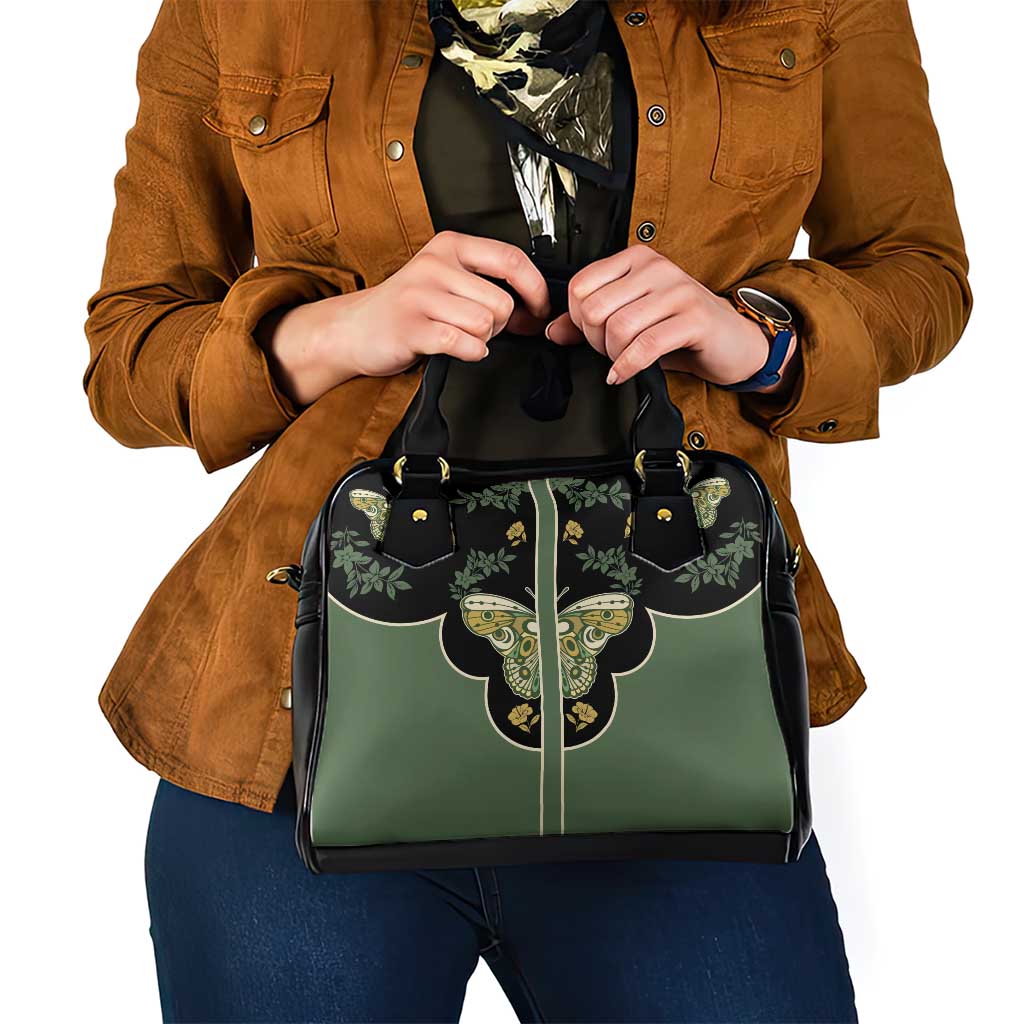 Retro Butterfly Shoulder Handbag Western Yoke Style DT05