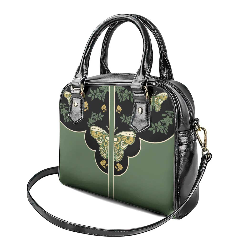 Retro Butterfly Shoulder Handbag Western Yoke Style DT05