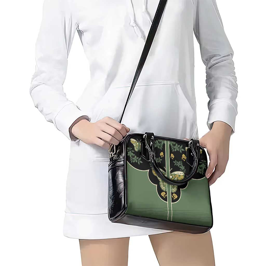 Retro Butterfly Shoulder Handbag Western Yoke Style DT05