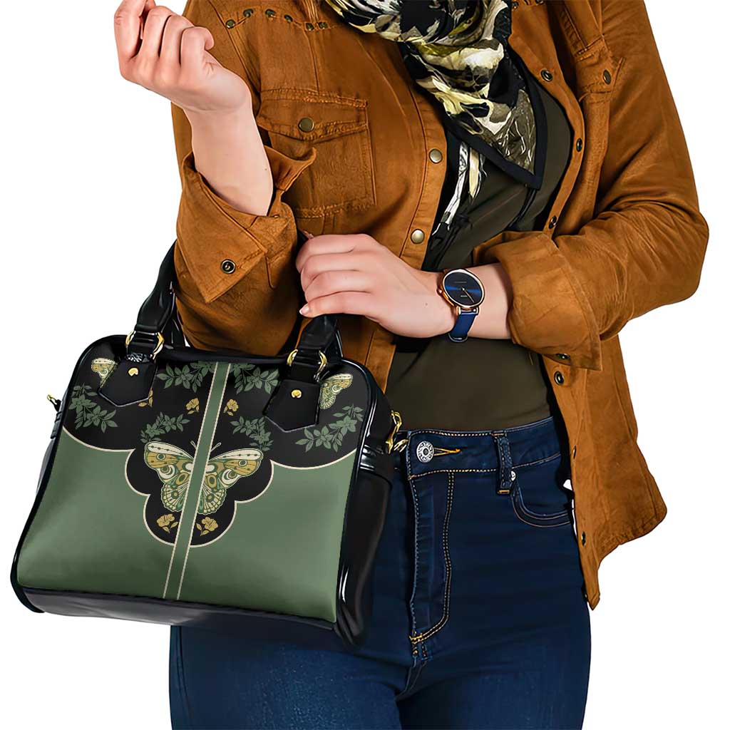 Retro Butterfly Shoulder Handbag Western Yoke Style DT05