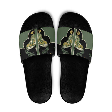 Retro Butterfly Slide Sandals Western Yoke Style DT05