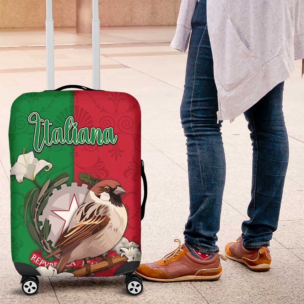 Italy Luggage Cover Sparrow With Symbol Italiana DT05