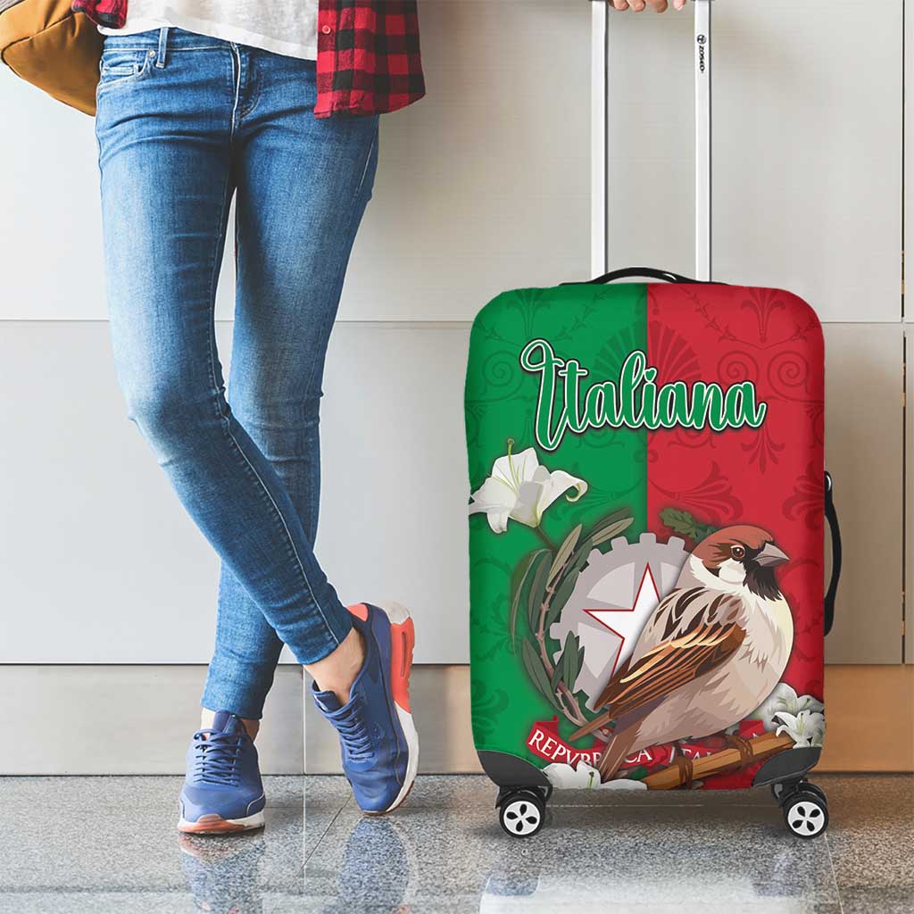 Italy Luggage Cover Sparrow With Symbol Italiana DT05