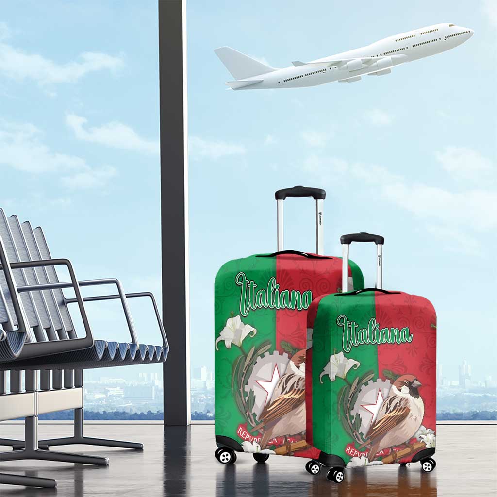 Italy Luggage Cover Sparrow With Symbol Italiana DT05