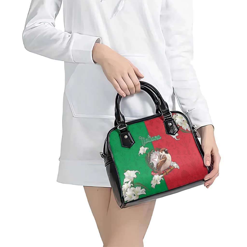 Italy Shoulder Handbag Sparrow With Symbol Italiana DT05